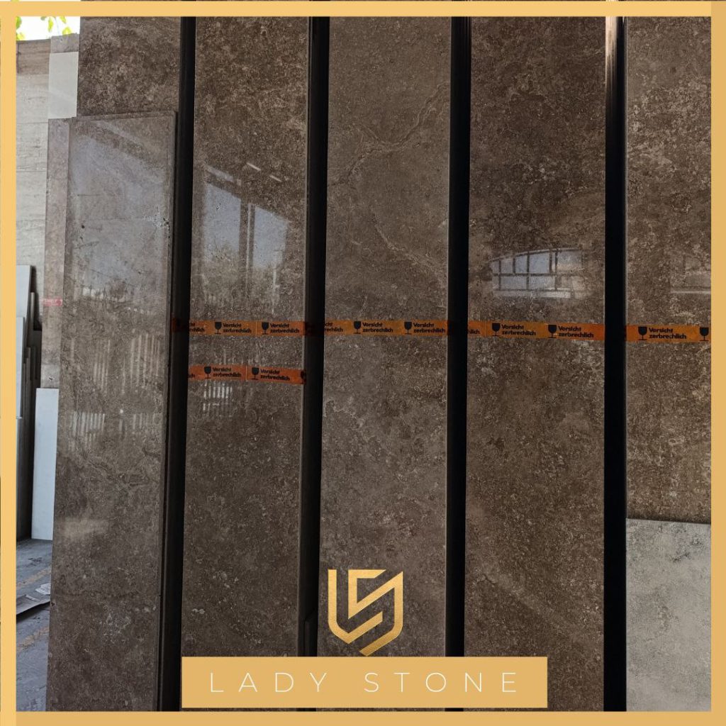 تراورتن شکلاتی کاشان – سنگ تزئینی گرم و طبیعی از Ladystoneco 4