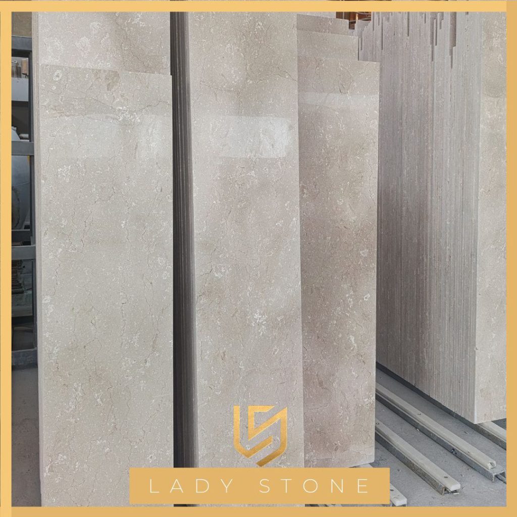 مرمریت اداوی – سنگ تزئینی سفید کرم با رگ‌های ظریف از Ladystoneco 4